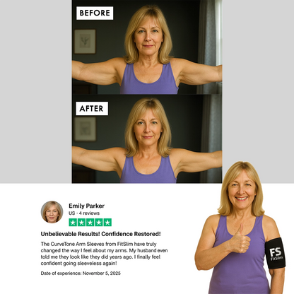 FitSlim 3D CurveTone™ Arm Sleeves