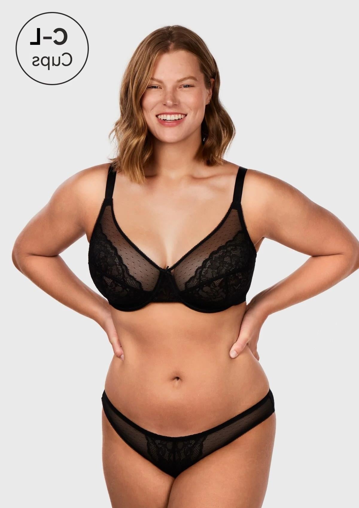 Enchante Unlined Non-padded Lace Underwire Bra