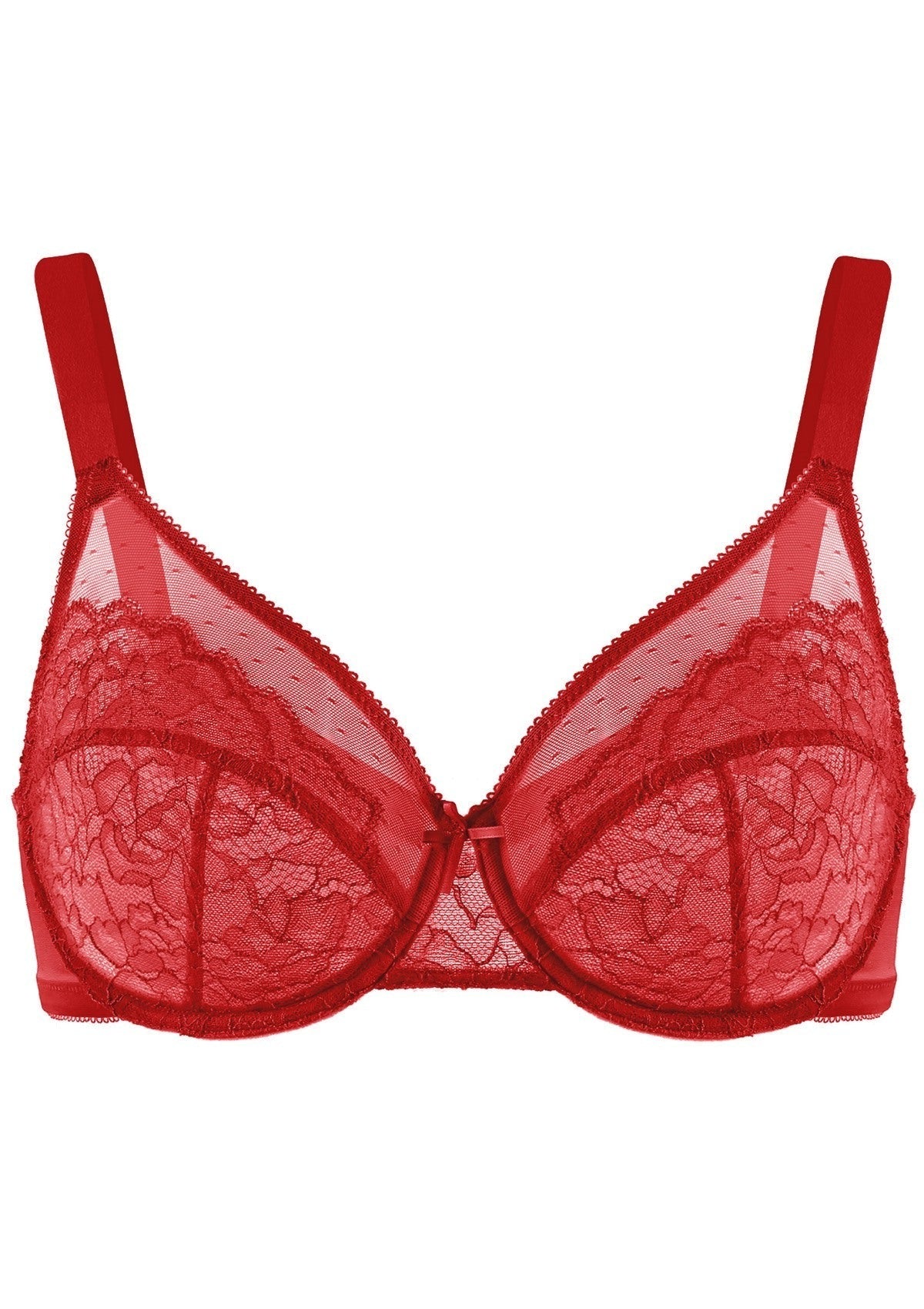 Enchante Lace Unlined Full Coverage Underwire Bra