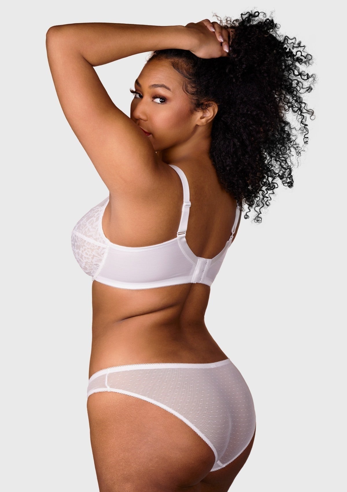 Enchante Unlined Non-padded Lace Underwire Bra