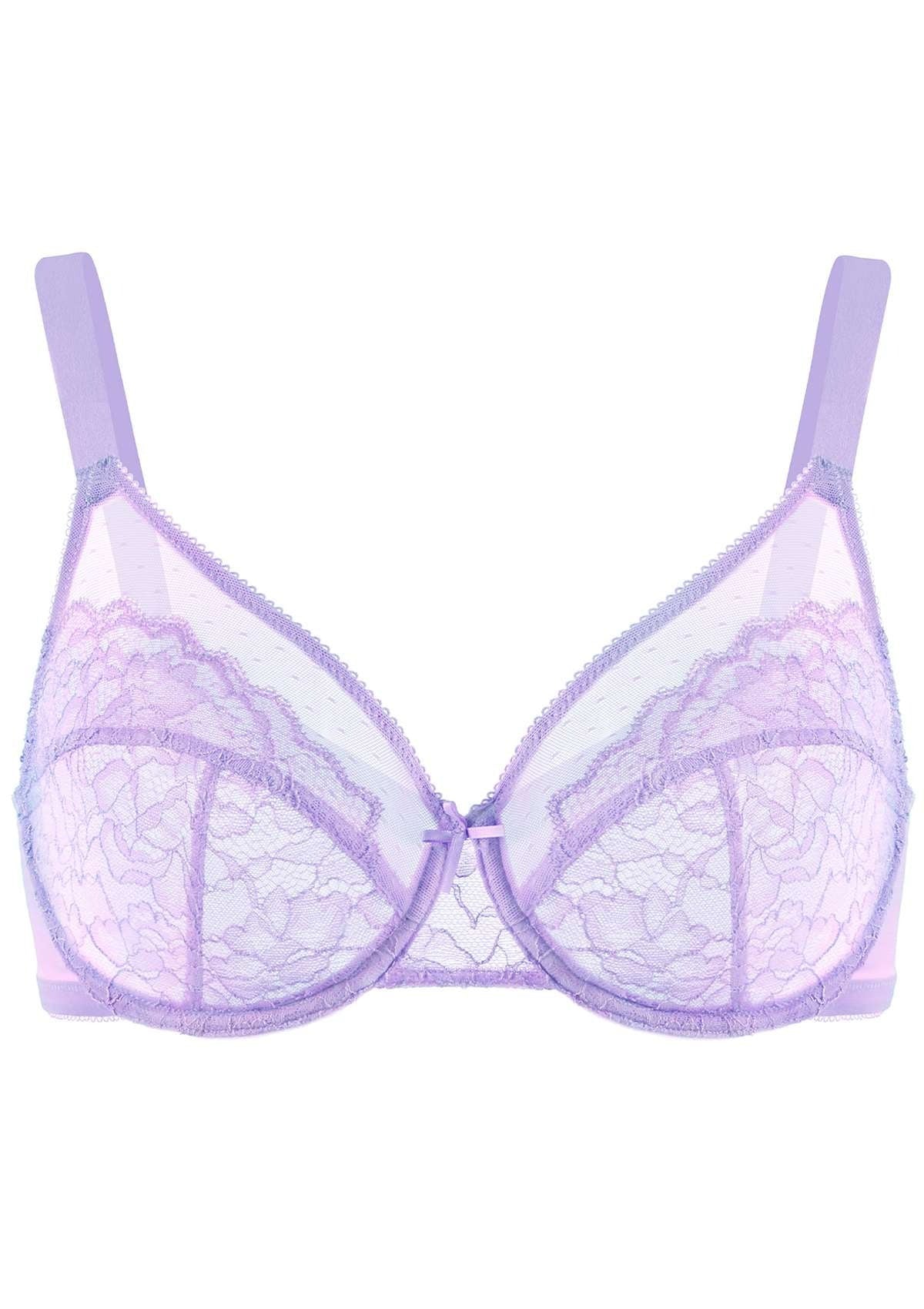 Enchante Lace Unlined Full Coverage Underwire Bra