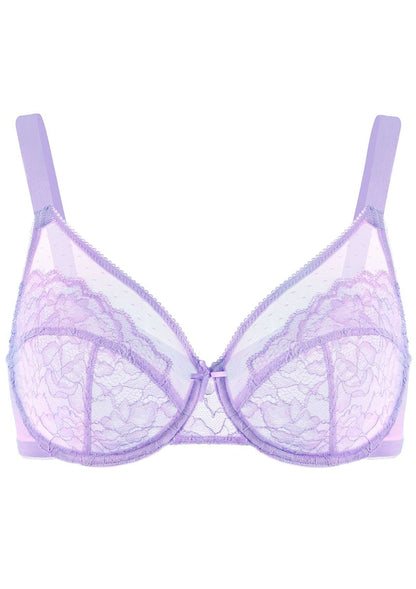 Enchante Lace Unlined Full Coverage Underwire Bra