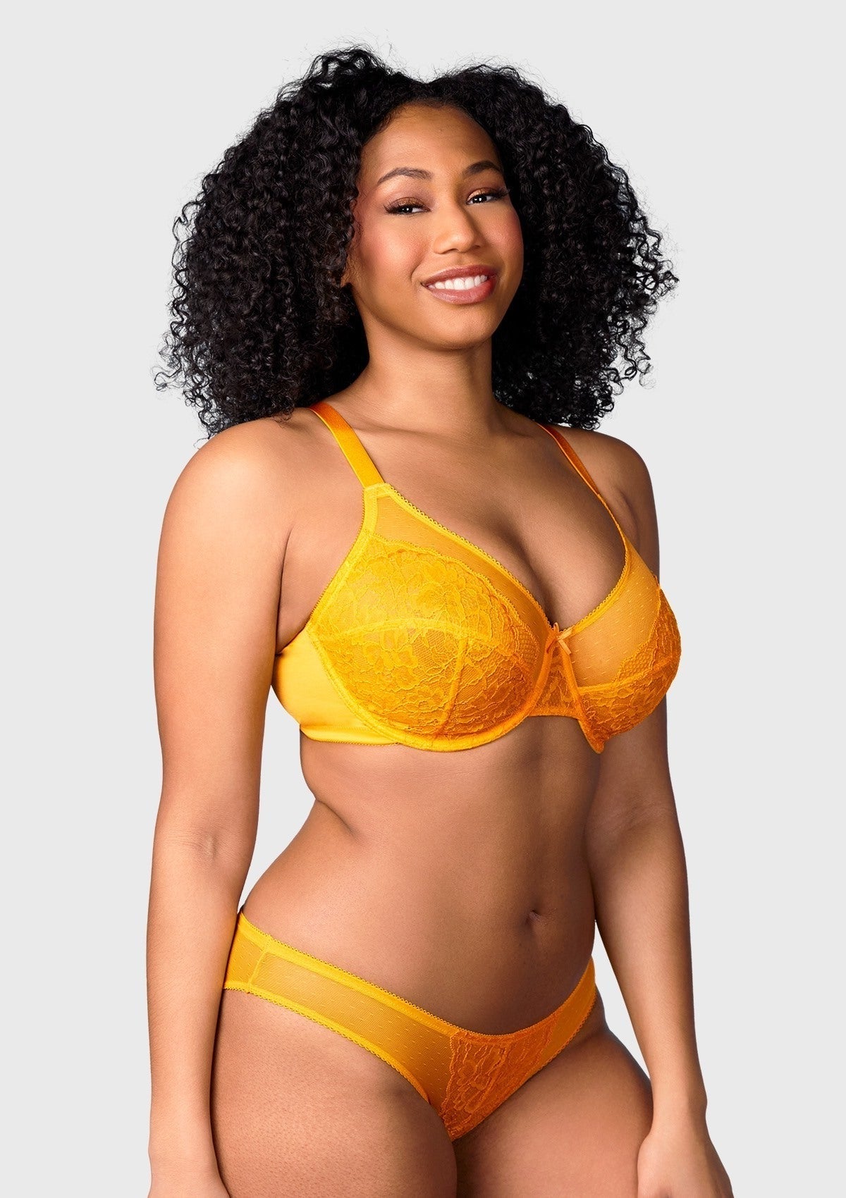 Enchante Lace Unlined Full Coverage Underwire Bra