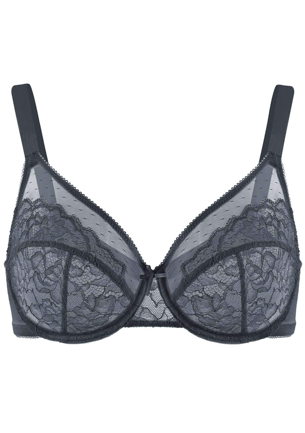 Enchante Lace Unlined Full Coverage Underwire Bra