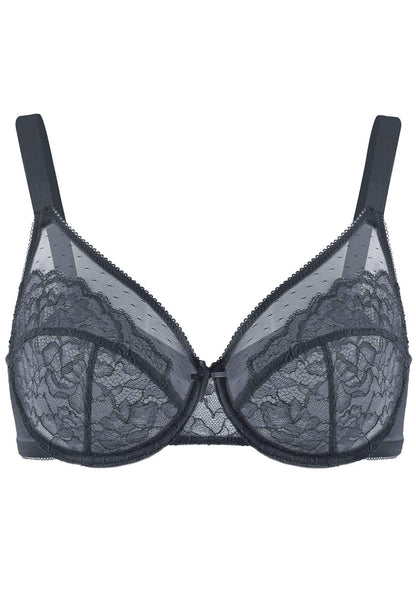 Enchante Lace Unlined Full Coverage Underwire Bra