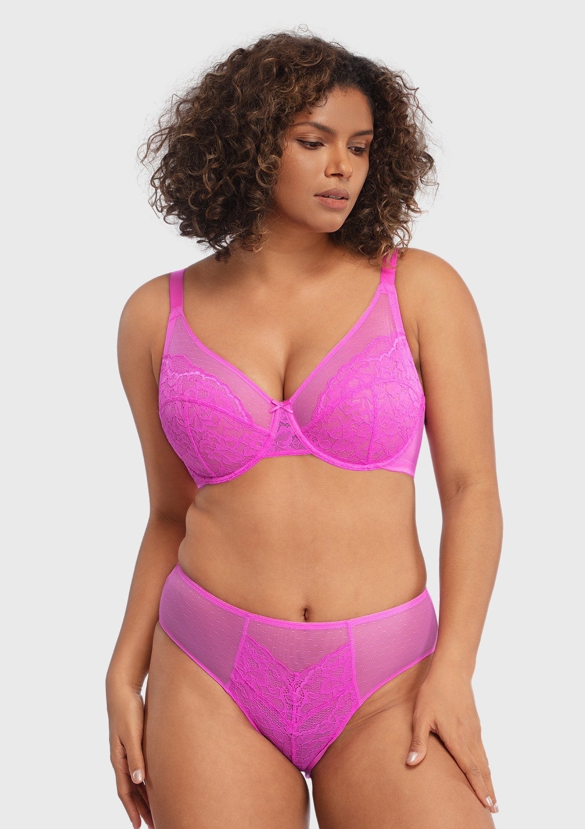 Enchante Lace Unlined Full Coverage Underwire Bra