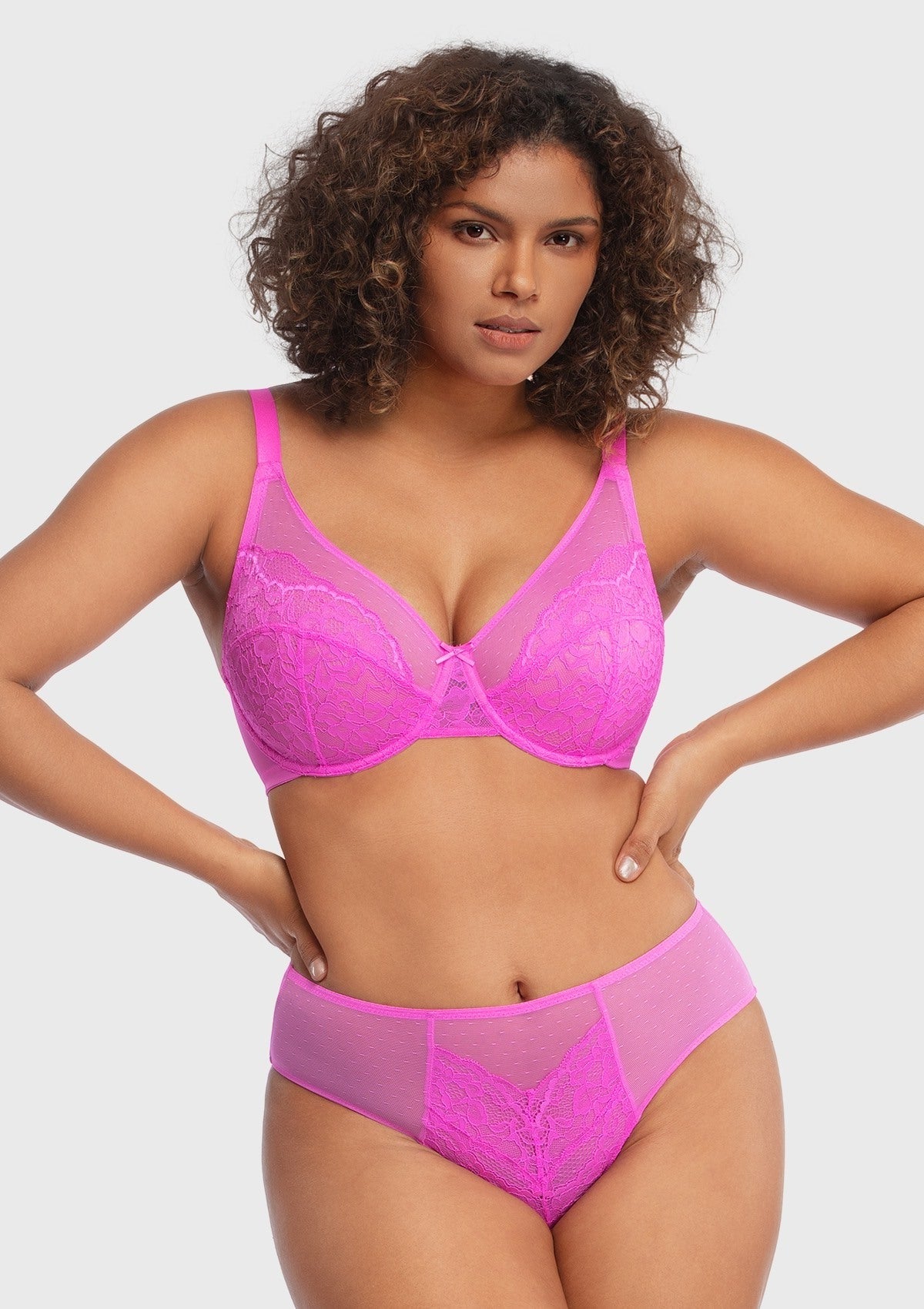 Enchante Lace Unlined Full Coverage Underwire Bra