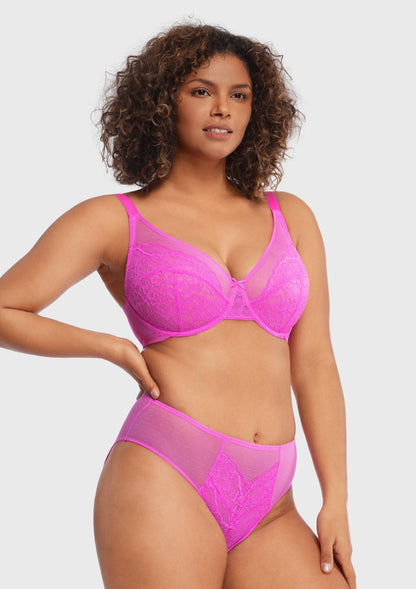 Enchante Lace Unlined Full Coverage Underwire Bra