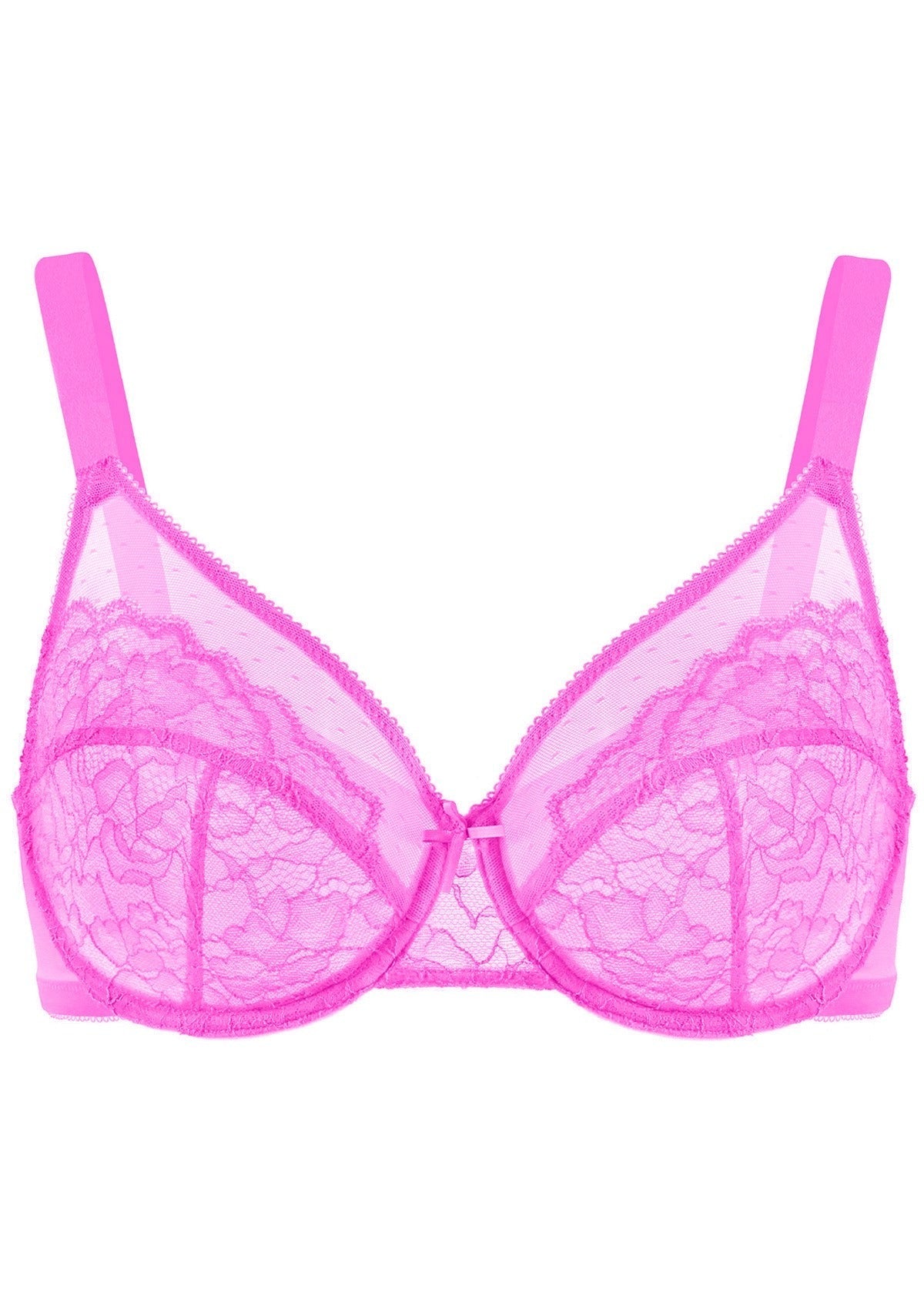 Enchante Lace Unlined Full Coverage Underwire Bra