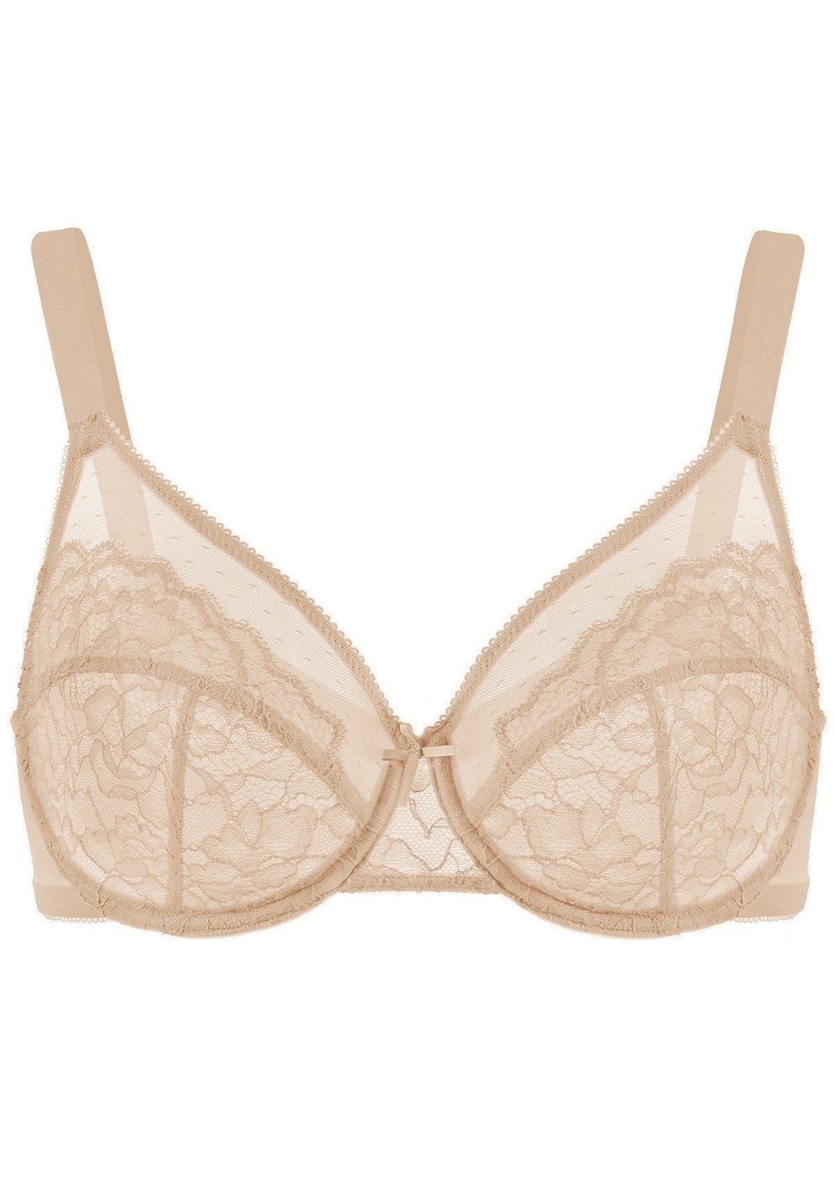 Enchante Lace Unlined Full Coverage Underwire Bra
