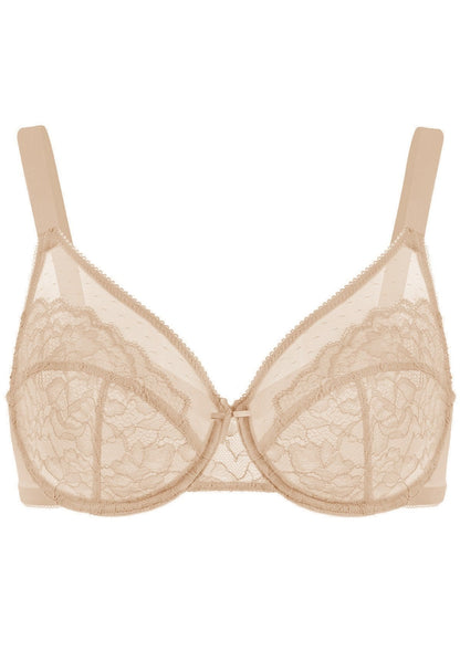 Enchante Lace Unlined Full Coverage Underwire Bra