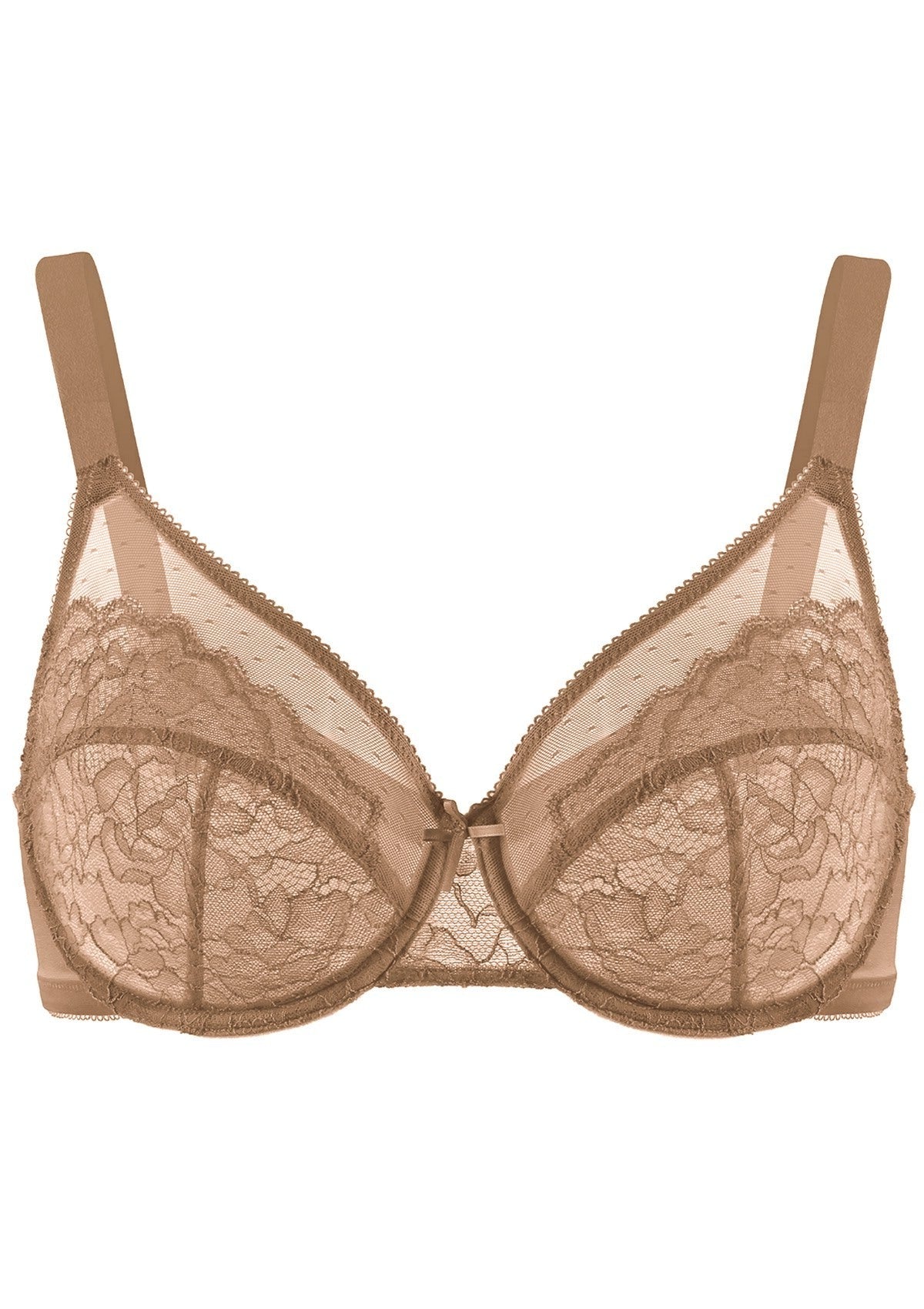 Enchante Lace Unlined Full Coverage Underwire Bra