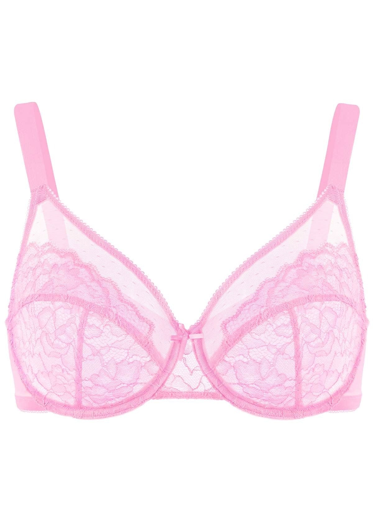 Enchante Lace Unlined Full Coverage Underwire Bra