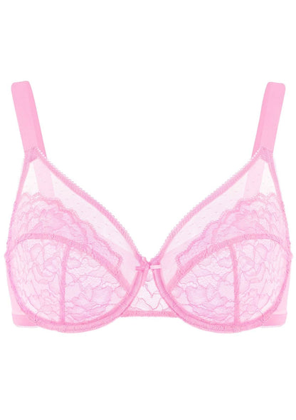Enchante Lace Unlined Full Coverage Underwire Bra
