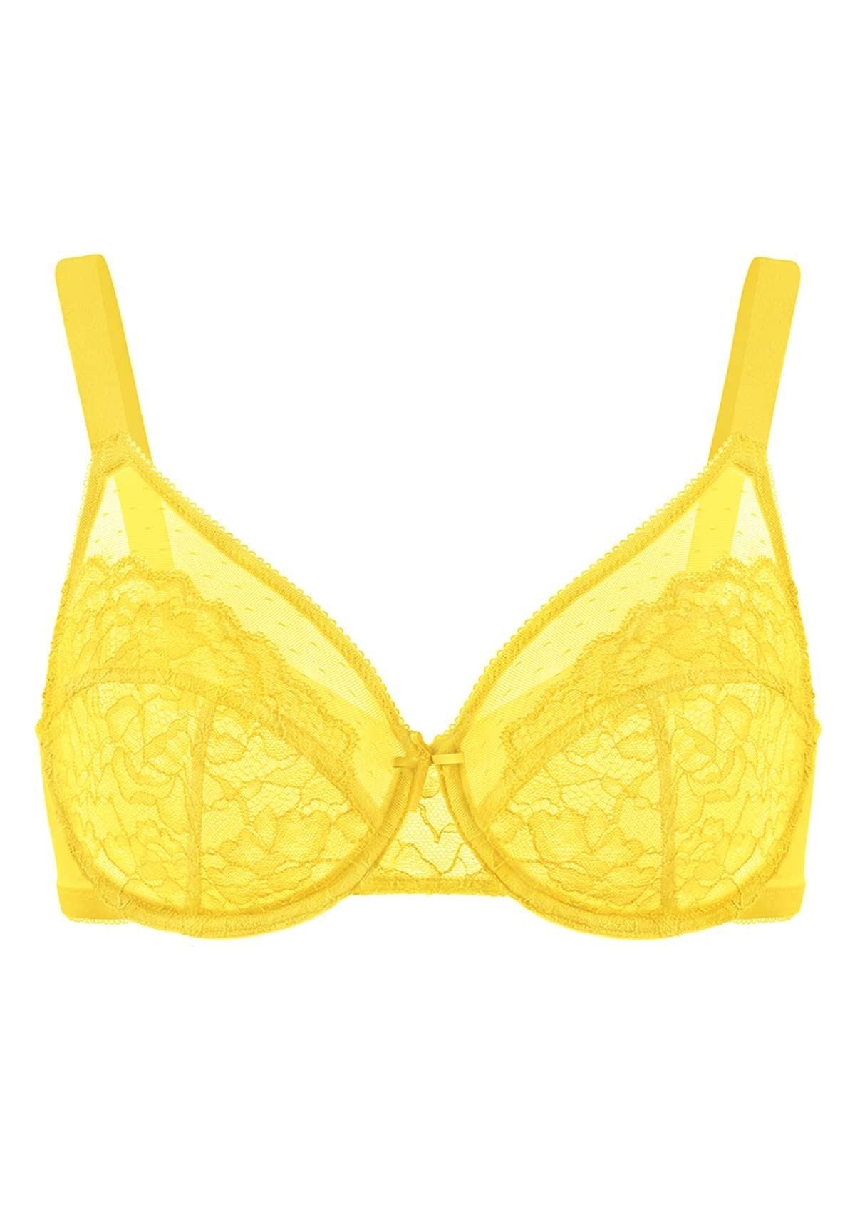 Enchante Lace Unlined Full Coverage Underwire Bra