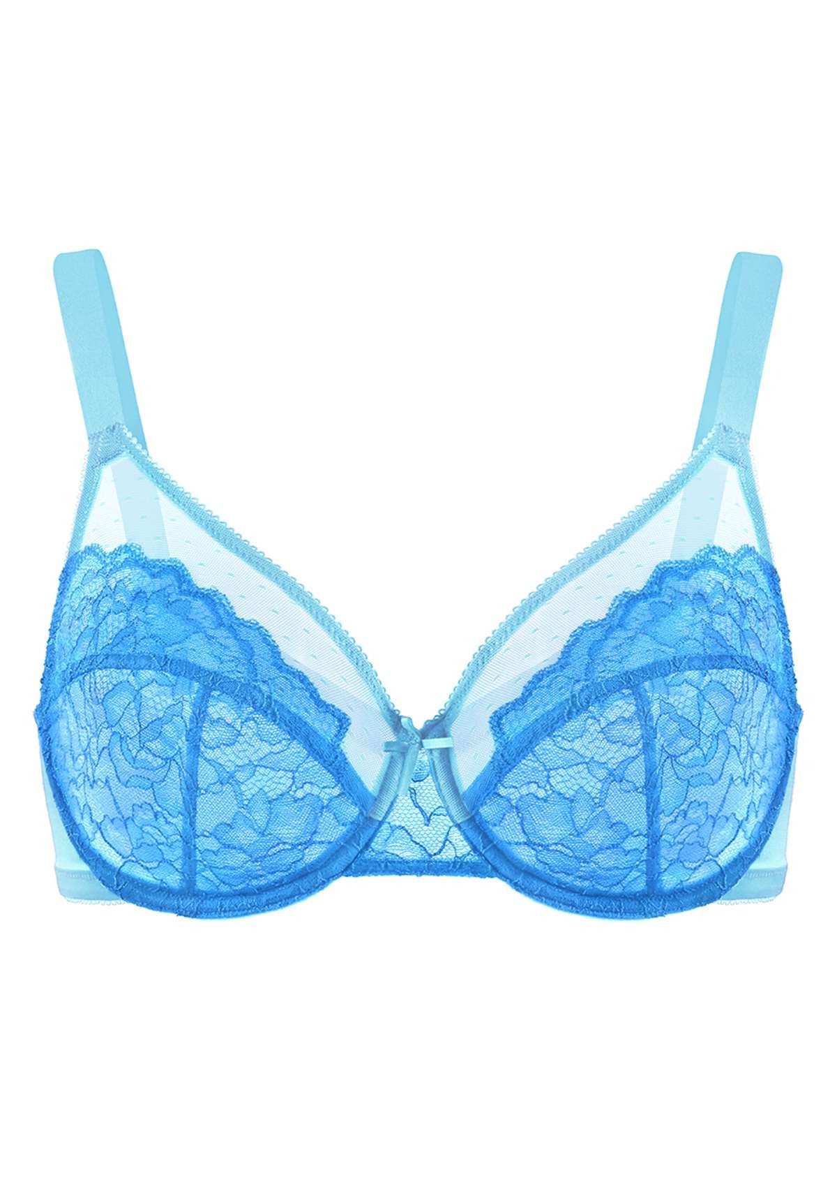Enchante Lace Unlined Full Coverage Underwire Bra