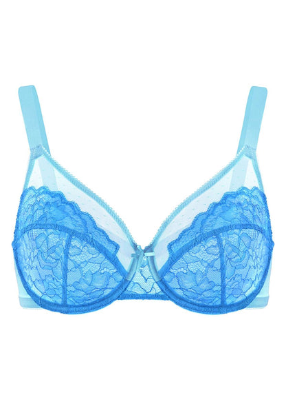 Enchante Lace Unlined Full Coverage Underwire Bra