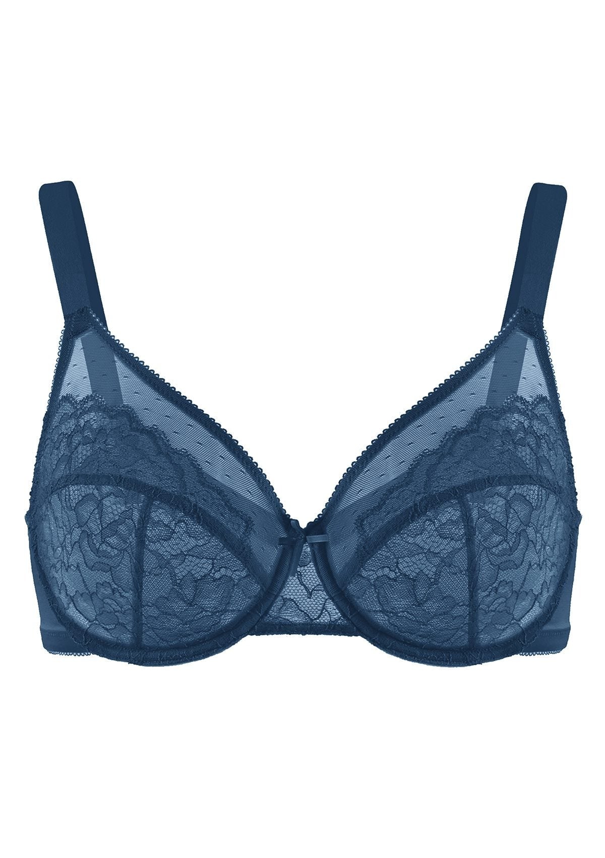 Enchante Lace Unlined Full Coverage Underwire Bra