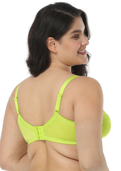 Enchante Lace Unlined Full Coverage Underwire Bra