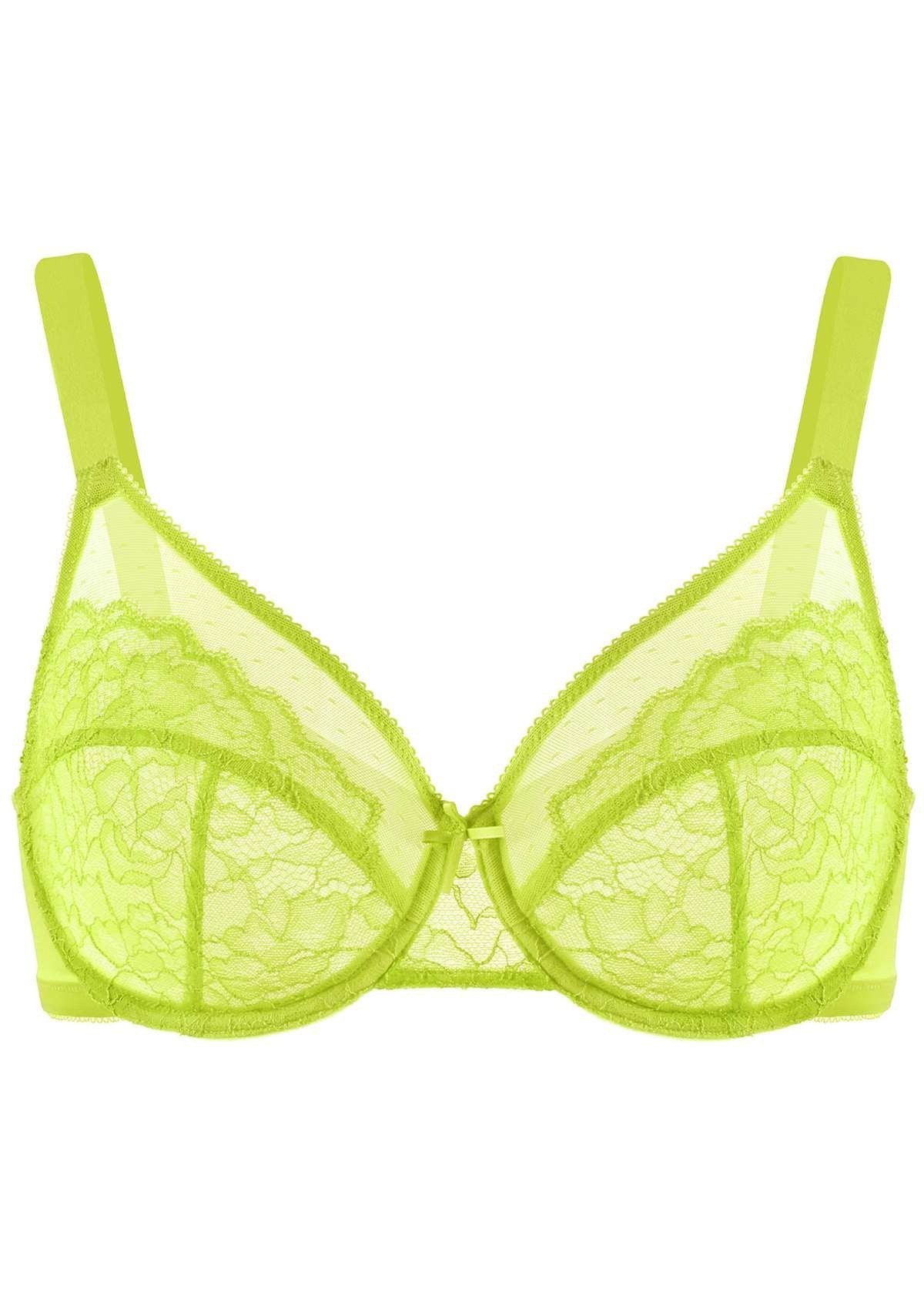 Enchante Lace Unlined Full Coverage Underwire Bra