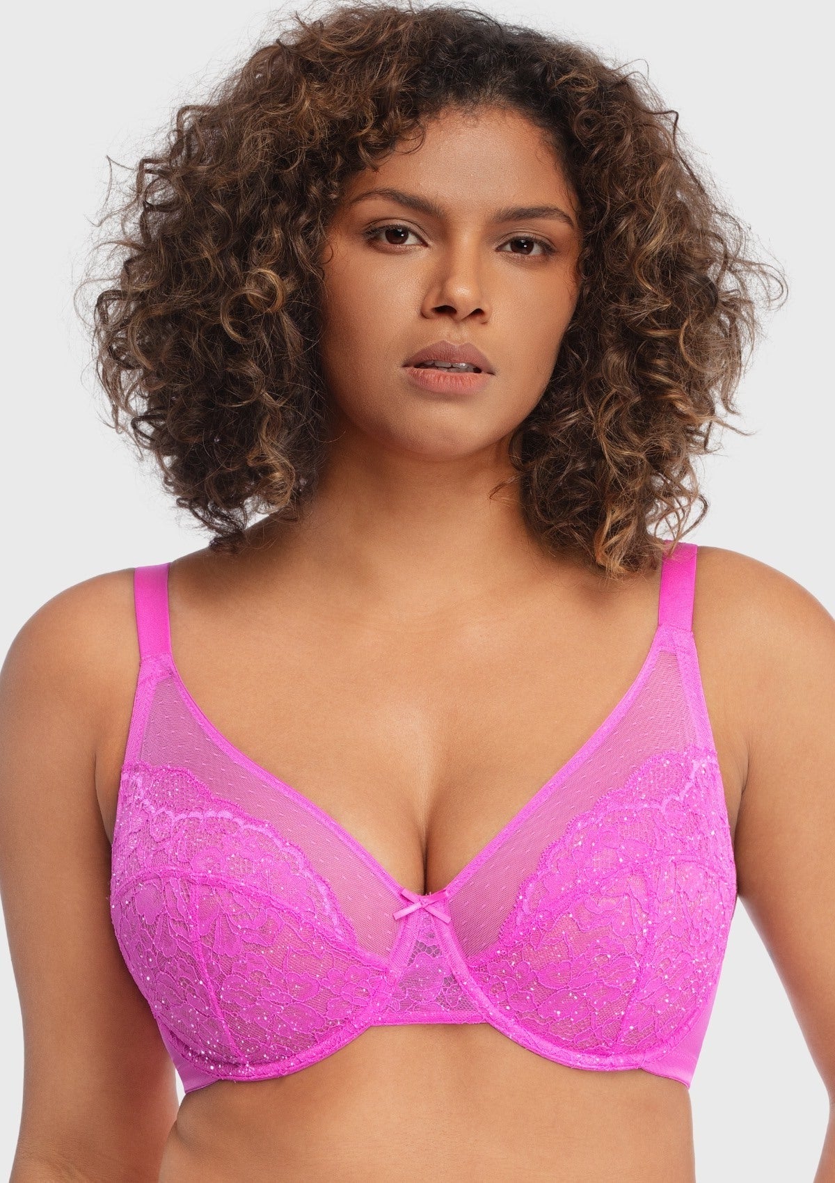 Enchante Lace Unlined Full Coverage Underwire Bra