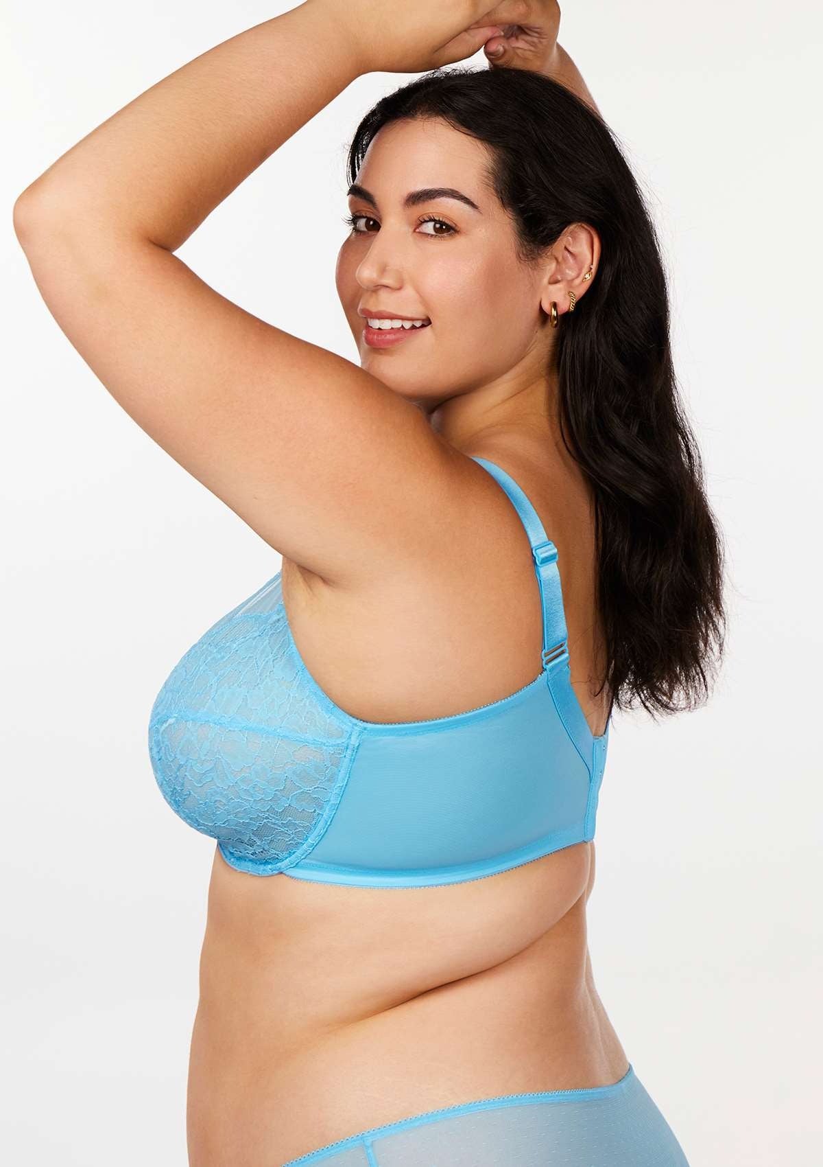Enchante Lace Unlined Full Coverage Underwire Bra