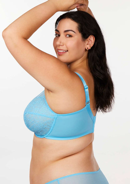 Enchante Lace Unlined Full Coverage Underwire Bra