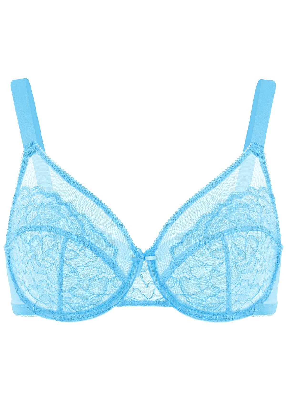 Enchante Lace Unlined Full Coverage Underwire Bra
