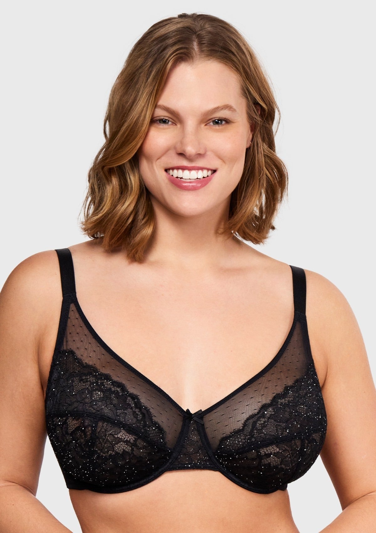 Enchante Lace Unlined Full Coverage Underwire Bra
