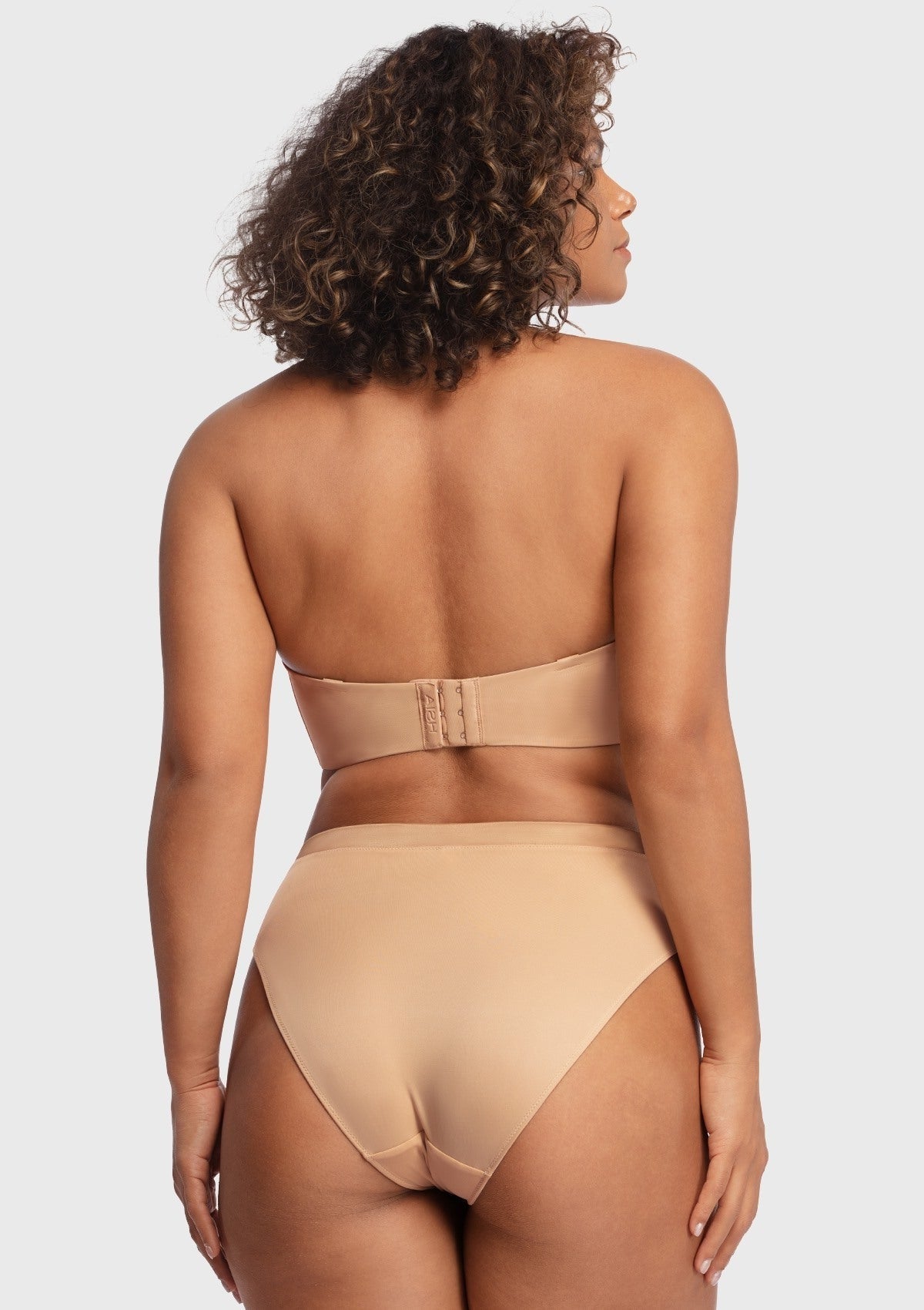 Fiery Unlined Seamless Comfort Underwire Plus Size Bandeau Strapless Bra