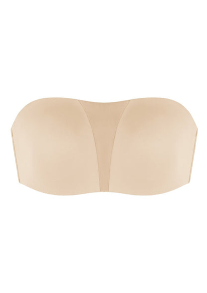 Fiery Unlined Seamless Comfort Underwire Plus Size Bandeau Strapless Bra