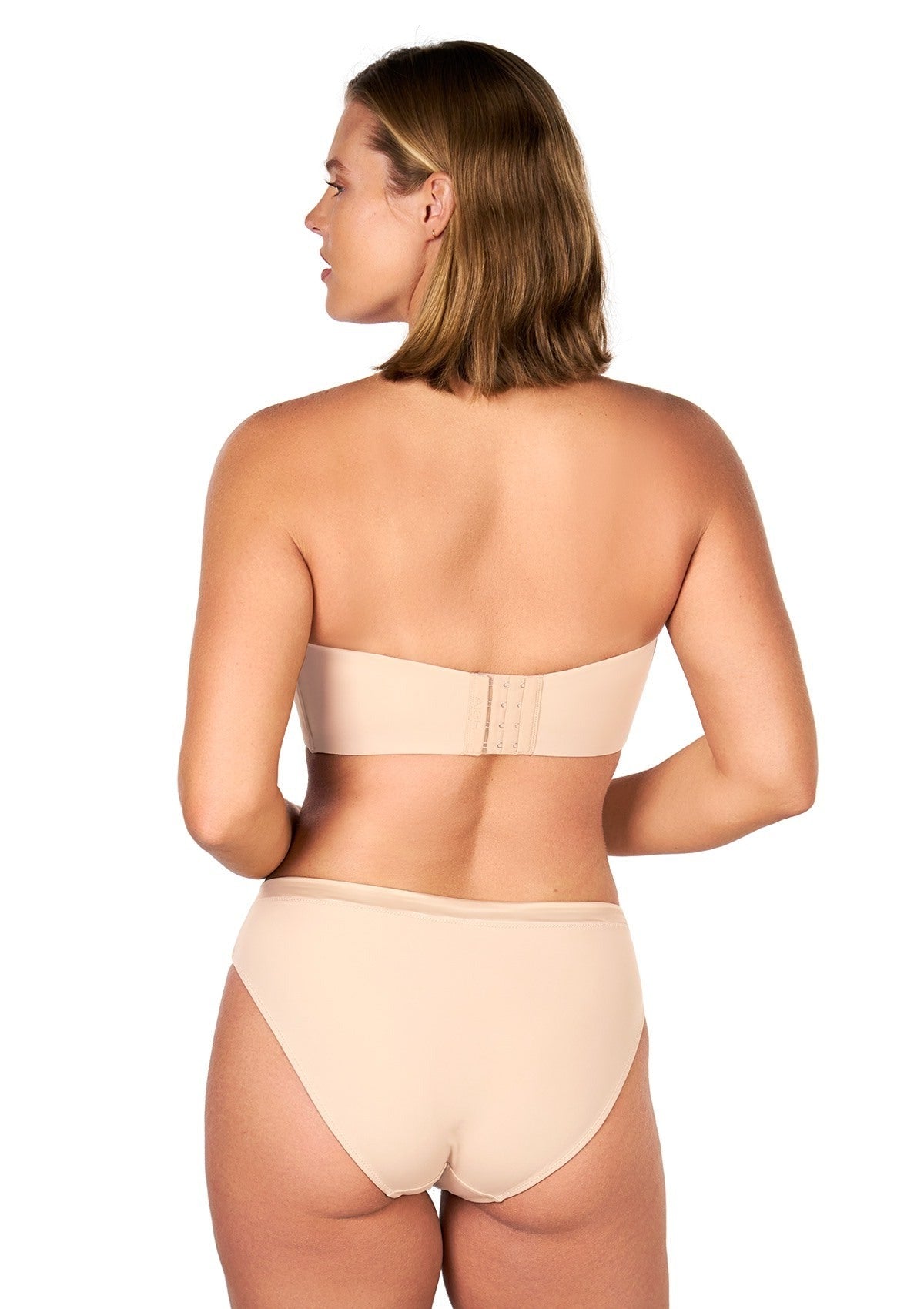 Fiery Unlined Seamless Comfort Underwire Plus Size Bandeau Strapless Bra