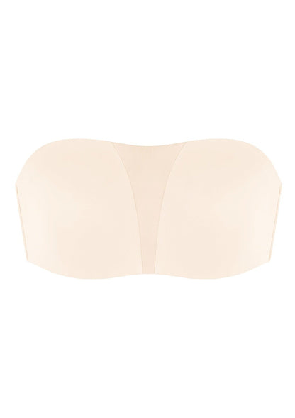 Fiery Unlined Seamless Comfort Underwire Plus Size Bandeau Strapless Bra