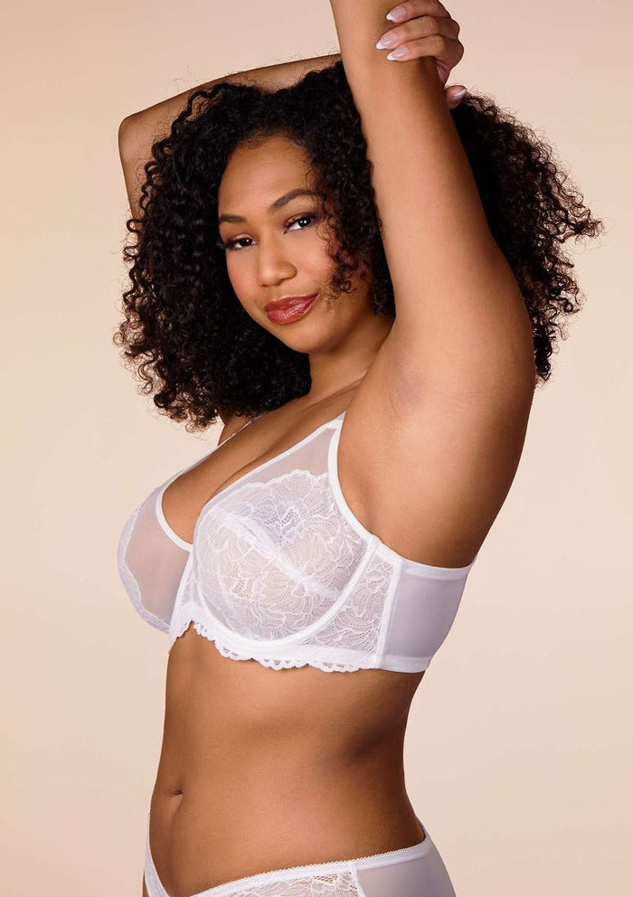 HSIA Blossom Unlined Lace Underwire Bra