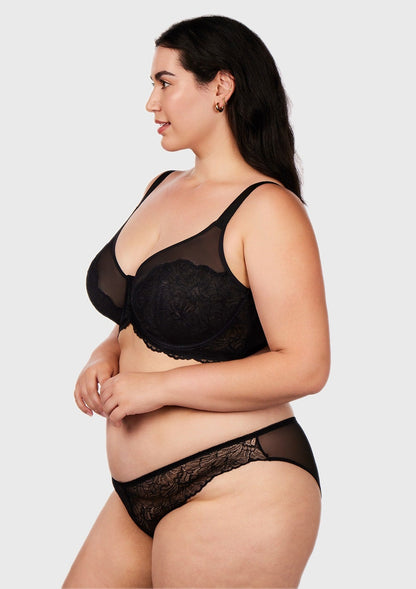 HSIA Blossom Unlined Lace Underwire Bra