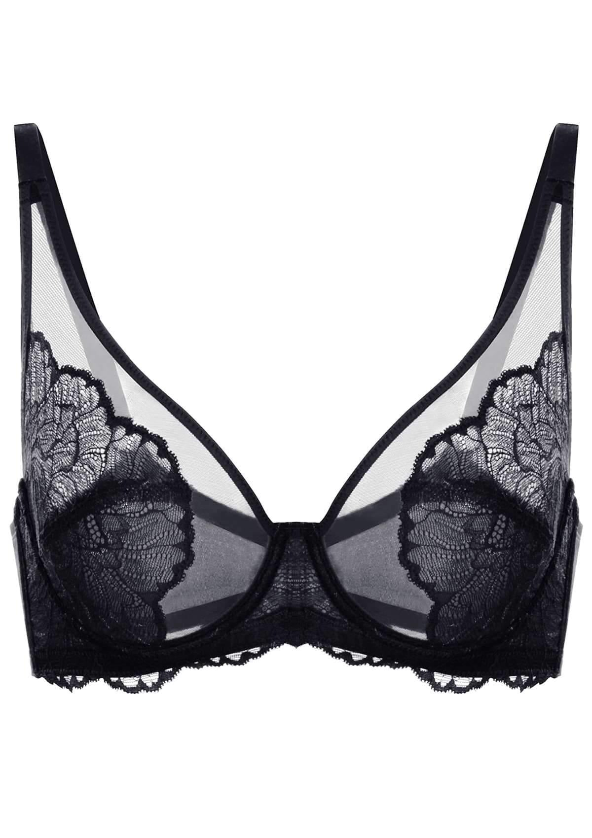 HSIA Blossom Unlined Lace Underwire Bra