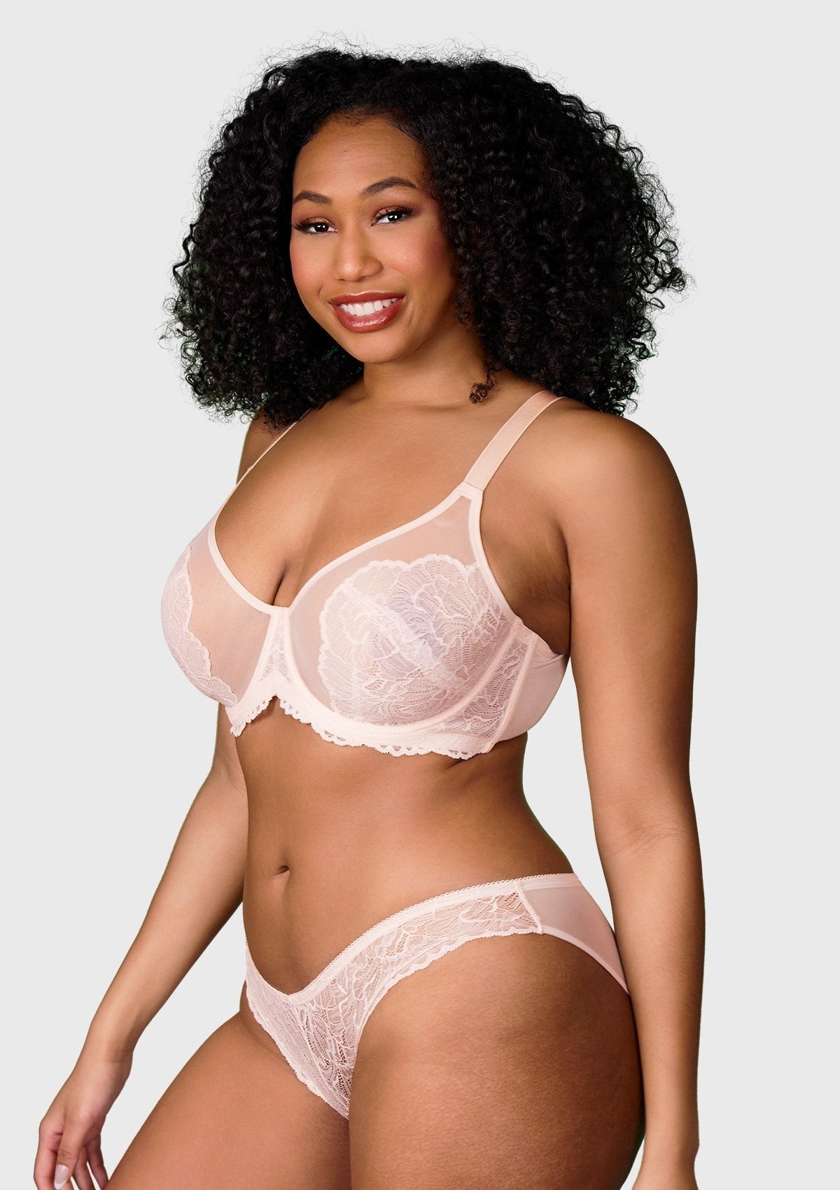 HSIA Blossom Unlined Lace Underwire Bra