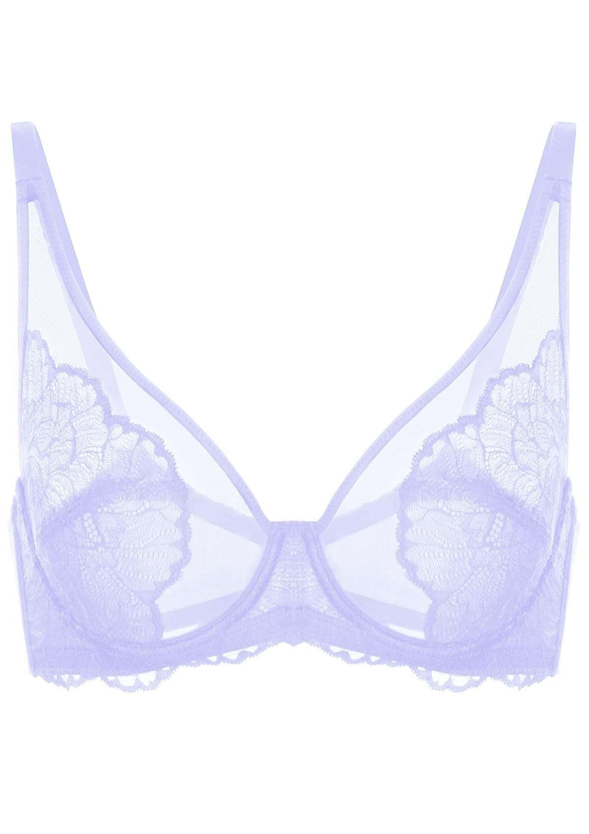 HSIA Blossom Unlined Lace Underwire Bra