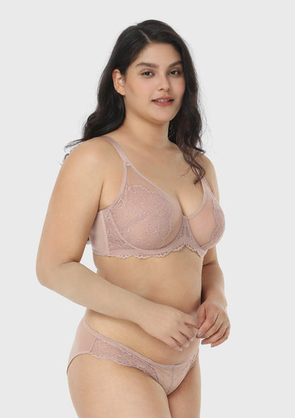 HSIA Blossom Unlined Lace Underwire Bra
