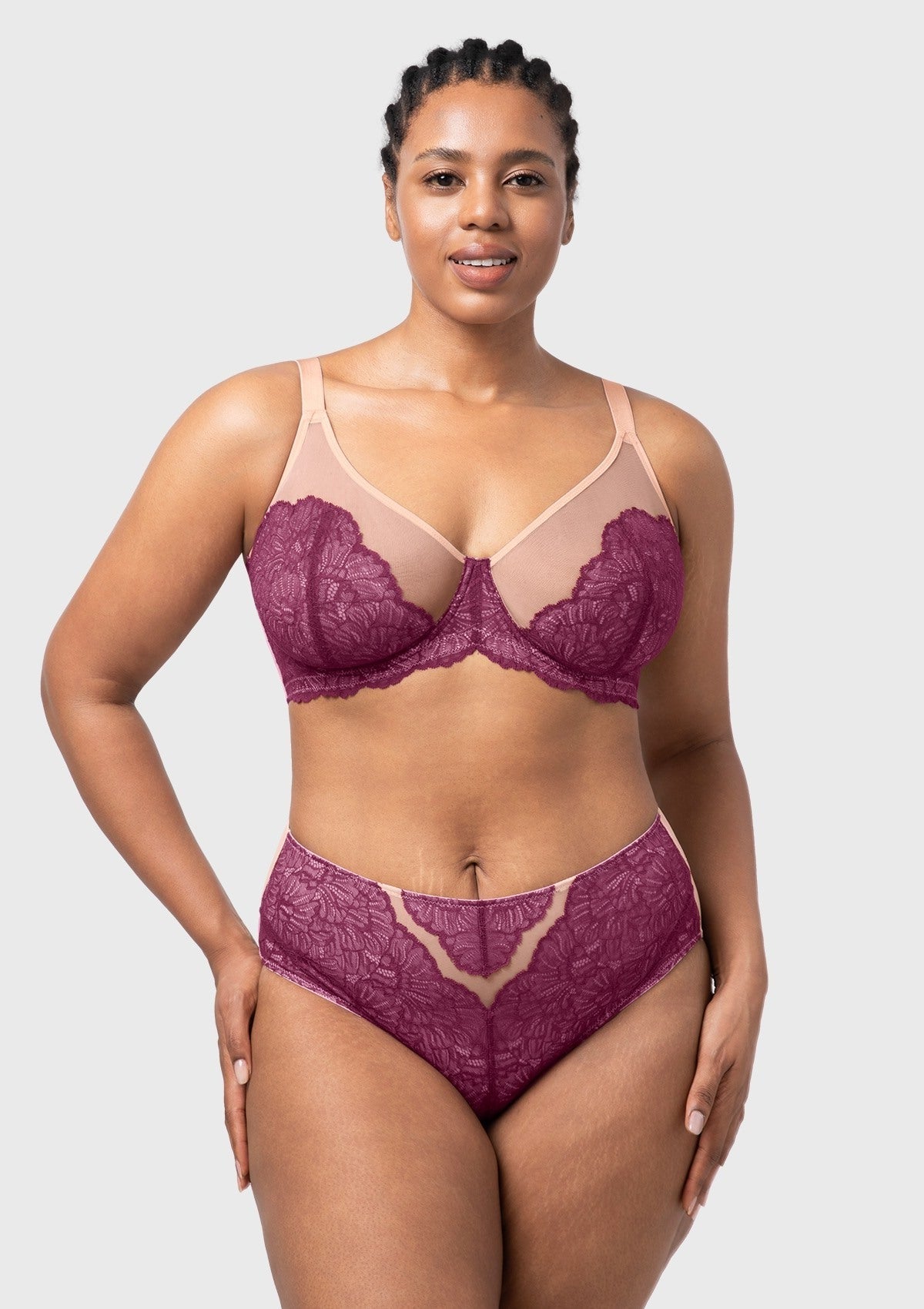 HSIA Blossom Unlined Lace Underwire Bra