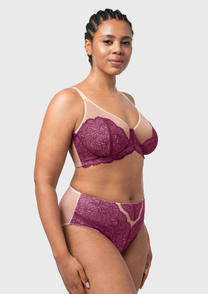 HSIA Blossom Unlined Lace Underwire Bra