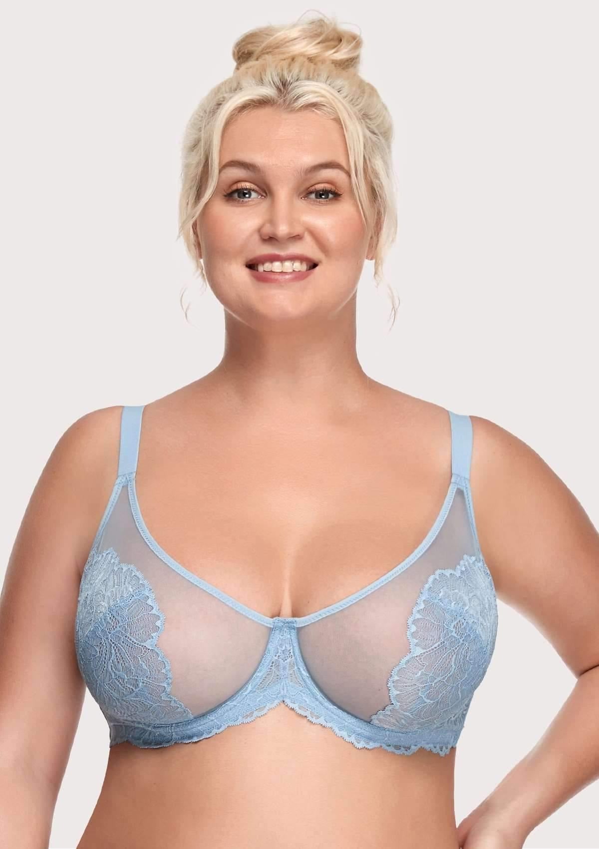 HSIA Blossom Unlined Lace Underwire Bra