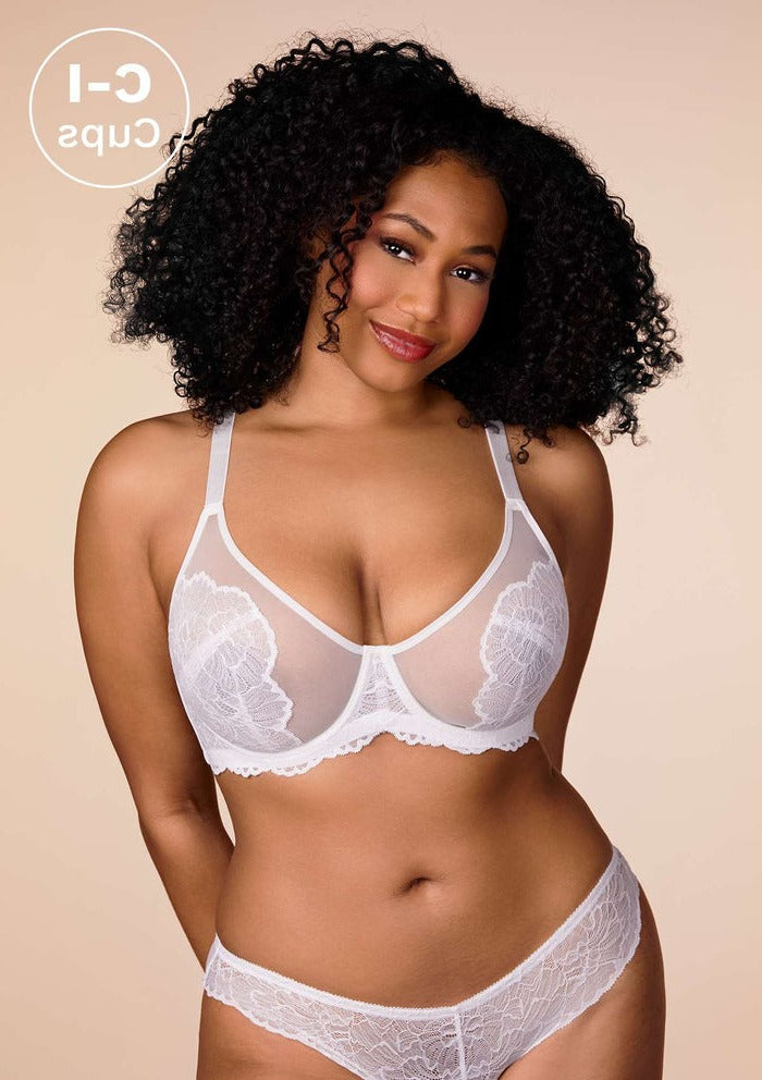 HSIA Blossom Unlined Lace Underwire Bra