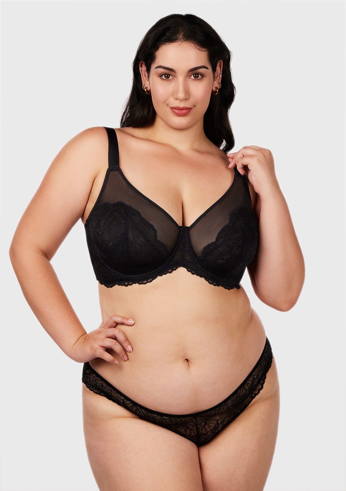 HSIA Blossom Unlined Lace Underwire Bra