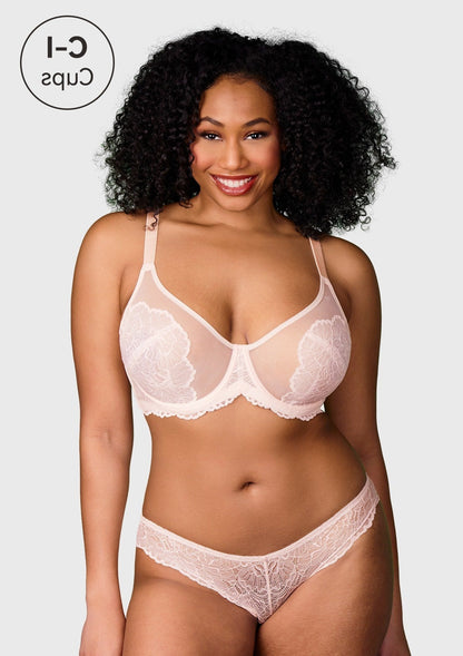HSIA Blossom Unlined Lace Underwire Bra