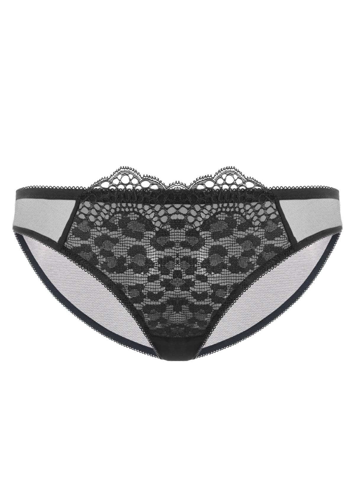 HSIA Front Lace Leopard Bikini Panties 3 Pack