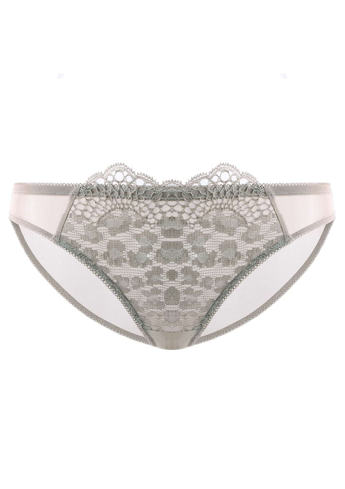 HSIA Front Lace Leopard Bikini Panties 3 Pack