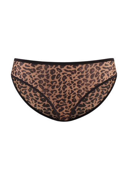 HSIA Leopard Wild High Stretch Briefs Soft Breathable Mesh Panty
