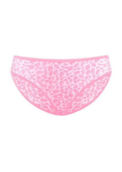 HSIA Leopard Wild High Stretch Briefs Soft Breathable Mesh Panty