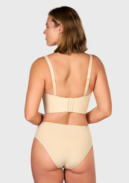 HSIA Longline Strapless Underwire Full Coverage Corset Bra